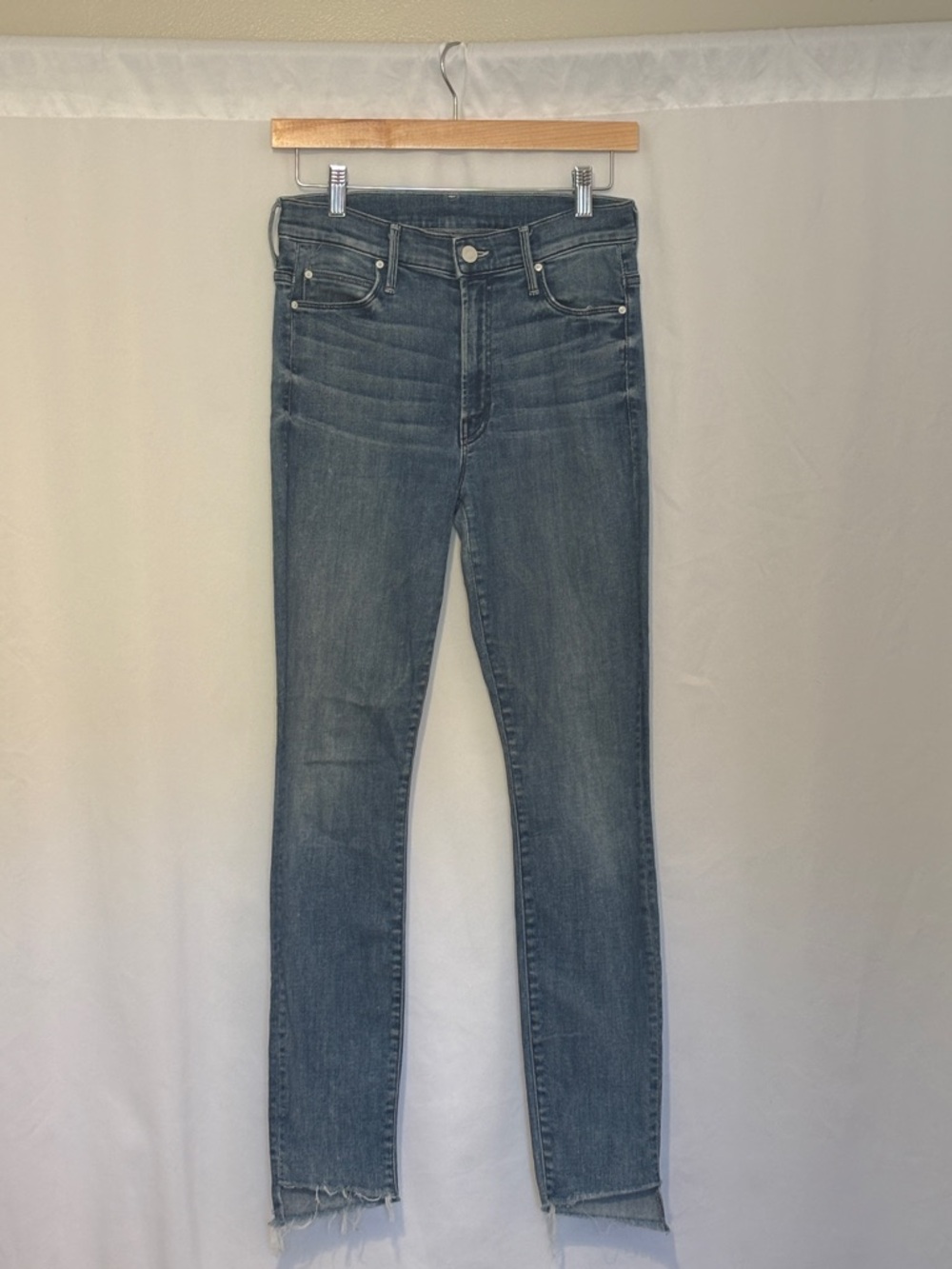 MOTHER The Stunner Ankle Step Fray Jean Good Girls Do size 26 - Picture 3 of 12